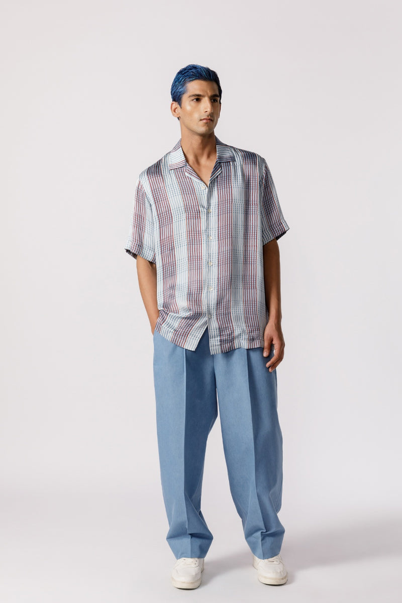 CHECKERED BREEZE RESORT SHIRT