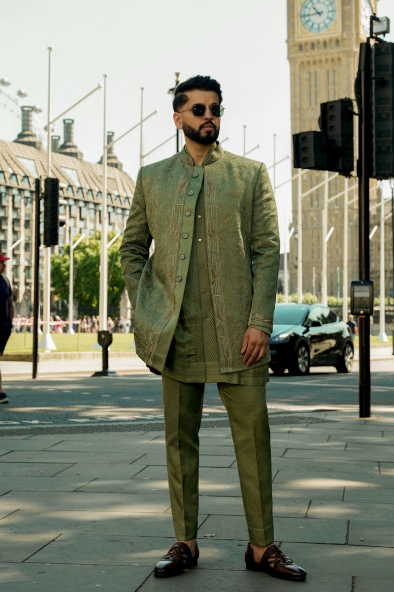 THE SAGE BANDHGALA SET