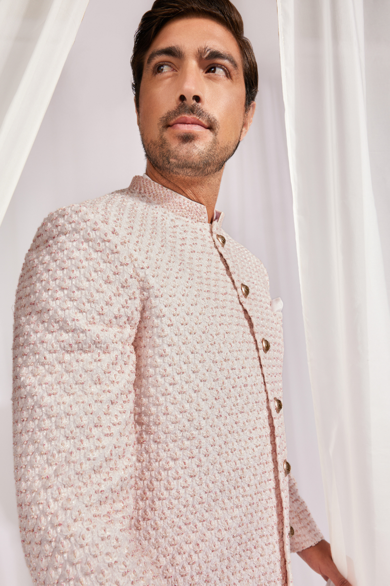 ACHKAN WITH UNDER KURTA AND SLIM PANT