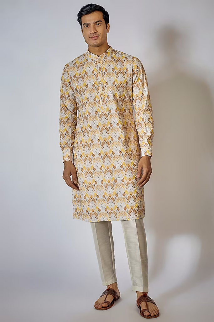 OFF WHITE KURTA SET