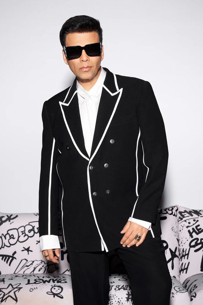 KARAN JOHAR IN NOIR OPULENCE SUIT