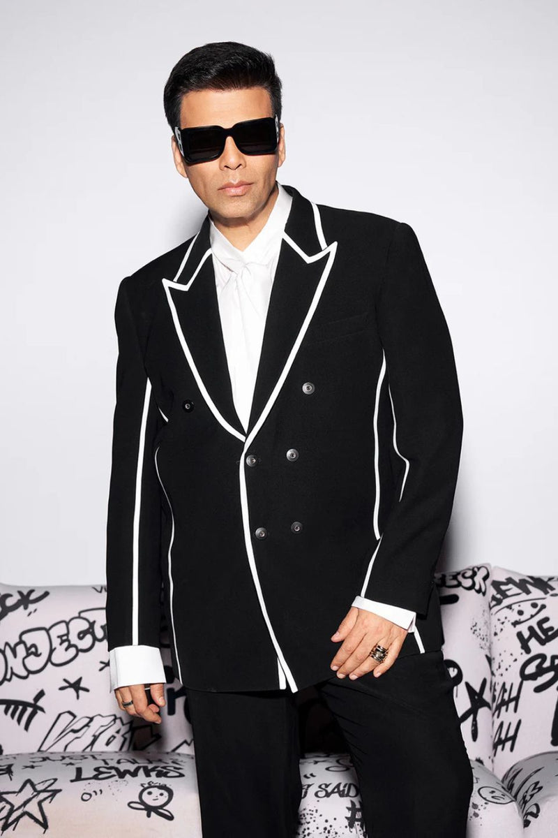 KARAN JOHAR IN NOIR OPULENCE SUIT