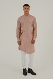 LAYERED SILK KURTA SET