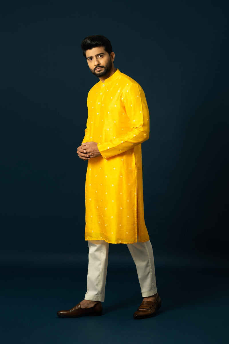 AMBER SPIRAL KURTA SET