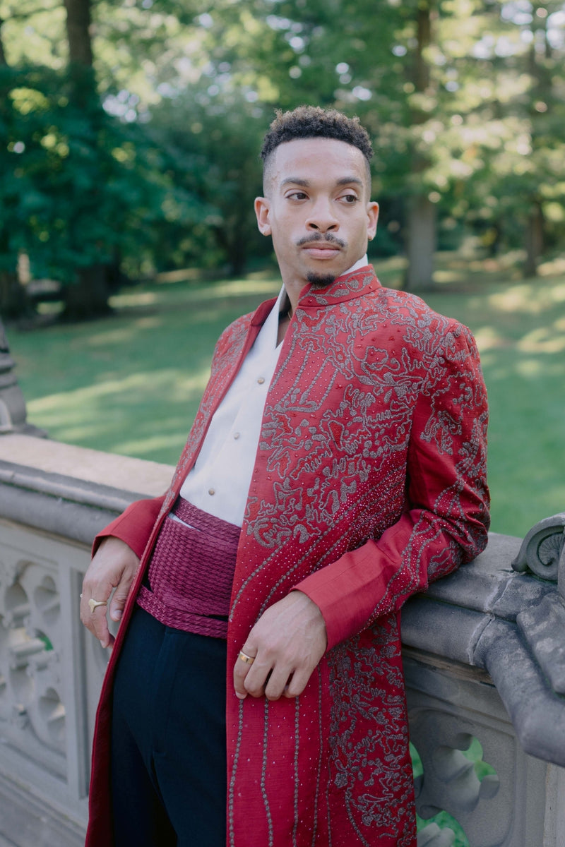 CRIMSON LAKE CONTEMPORARY JACKET SET