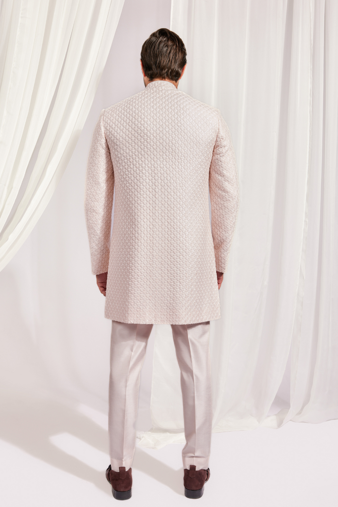 ACHKAN WITH UNDER KURTA AND SLIM PANTS