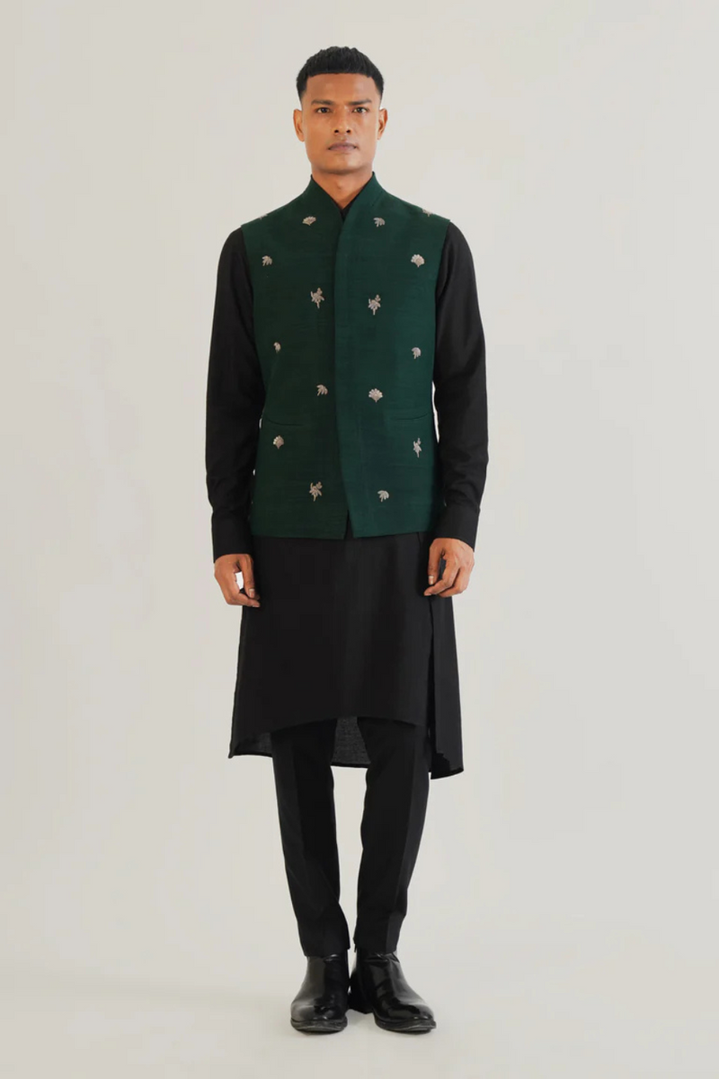 CUVED COLLAR JAWAHAR JACKET