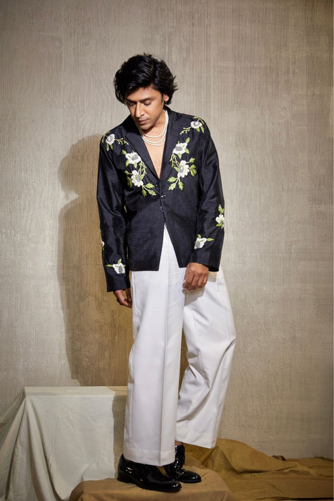 VEILED WILDFLOWER BLAZER