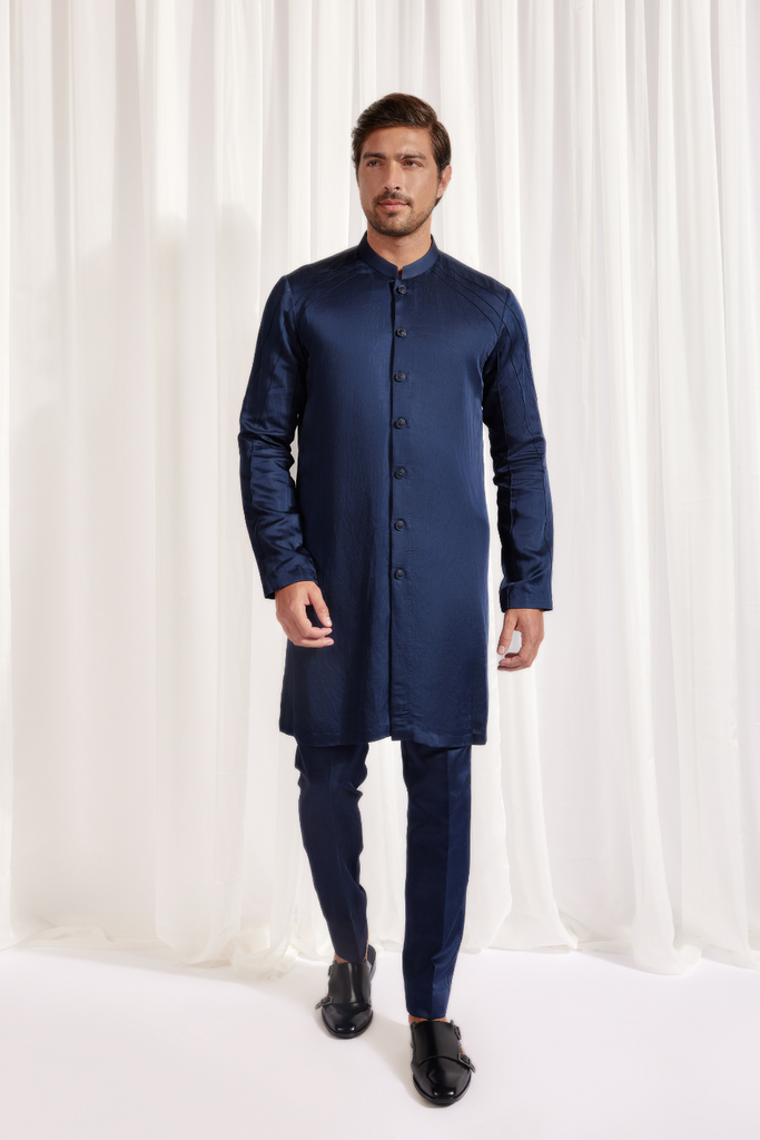 OPEN ACHKAN WITH KURTA, SLIM PANTS