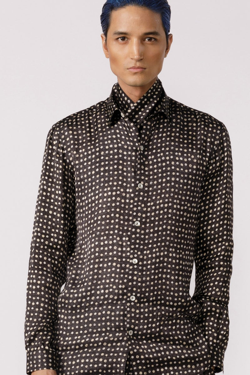 POLKA DOT PRINTED SHIRT