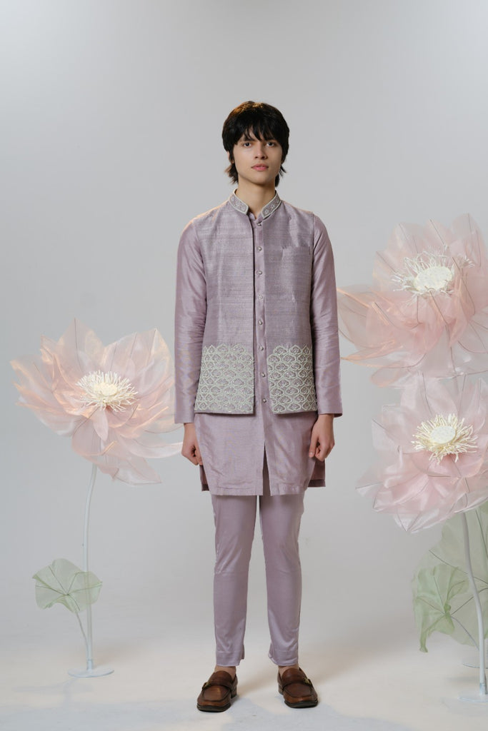 CLOUD SERENITY NEHRU JACKET SET