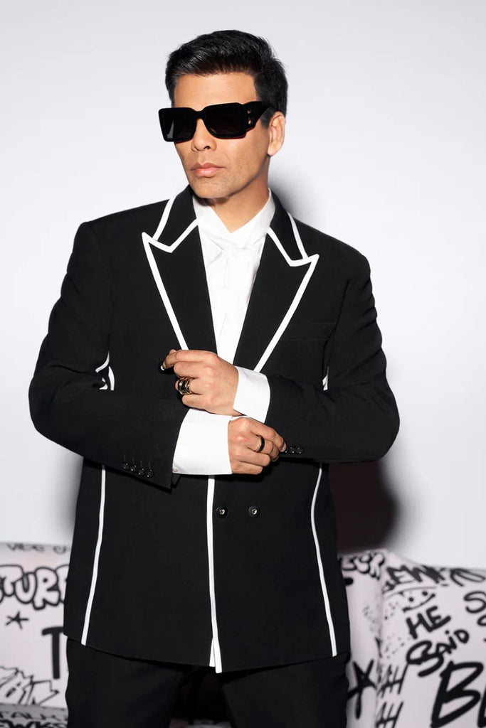 KARAN JOHAR IN NOIR OPULENCE SUIT