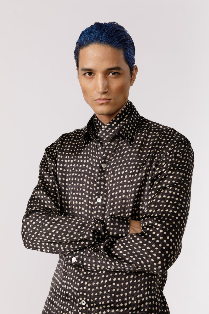 POLKA DOT PRINTED SHIRT