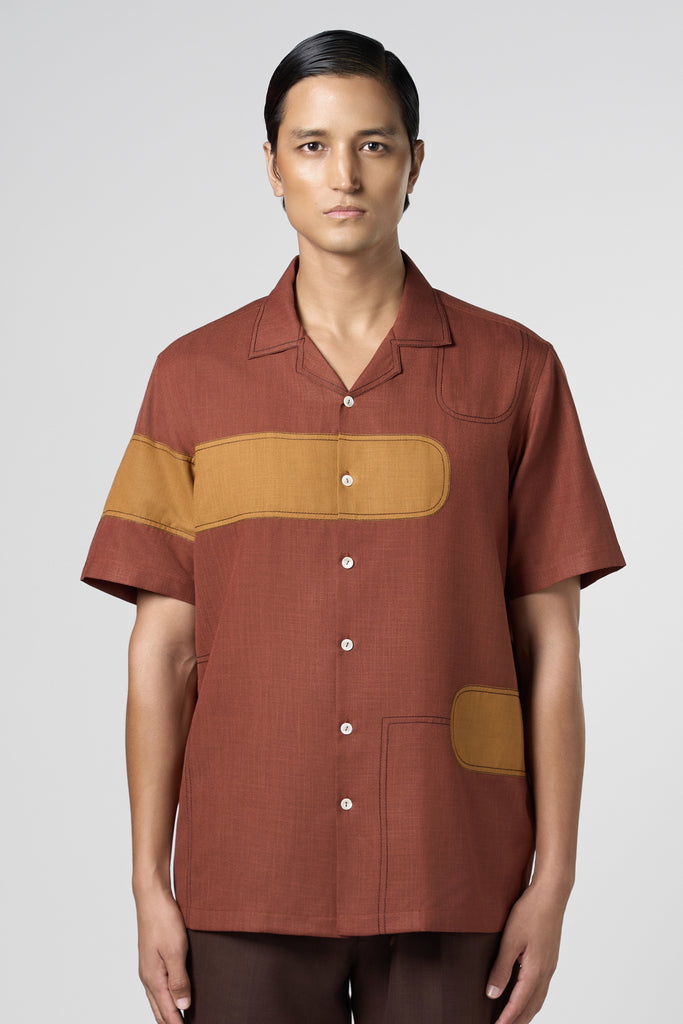 PATCH RESORT SHIRT