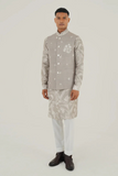 METALLIC EMBROIDERED JAWAHAR JACKET
