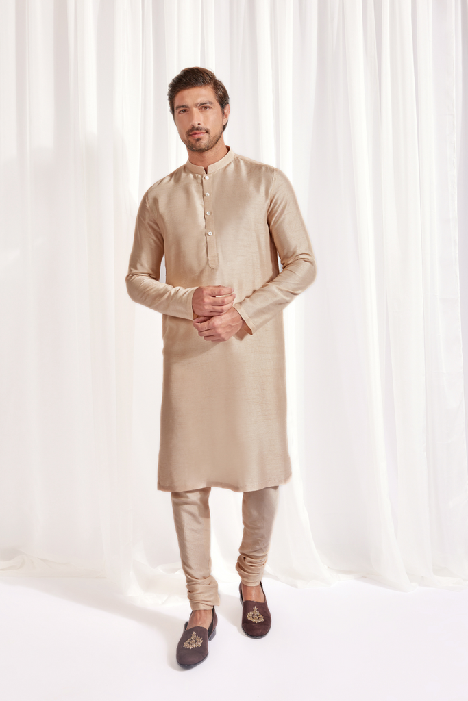SHERWANI WITH UNDER KURTA AND CHURIDAR