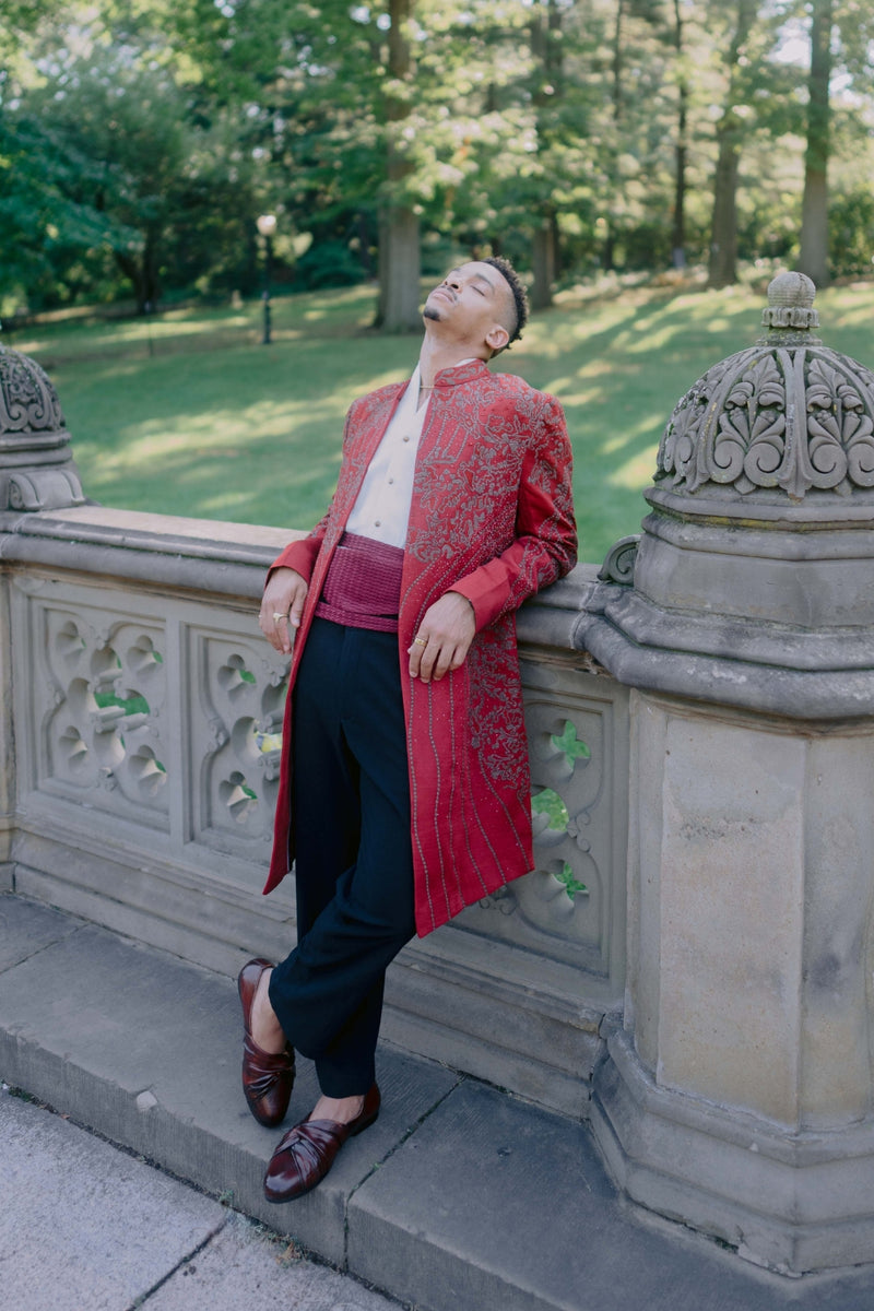 CRIMSON LAKE CONTEMPORARY JACKET SET