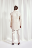 OPEN SHORT JACKET WITH KURTA AND SLIM PANT