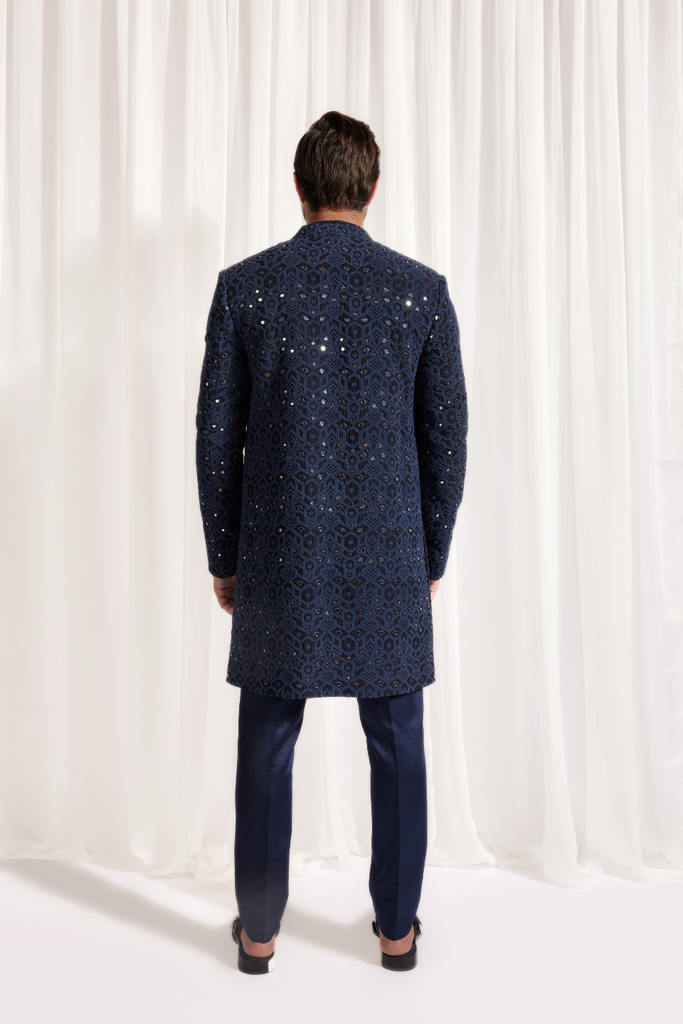 OPEN ACHKAN WITH KURTA, SLIM PANTS
