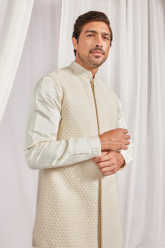 LONG BANDI WITH KURTA AND SLIM PANTS