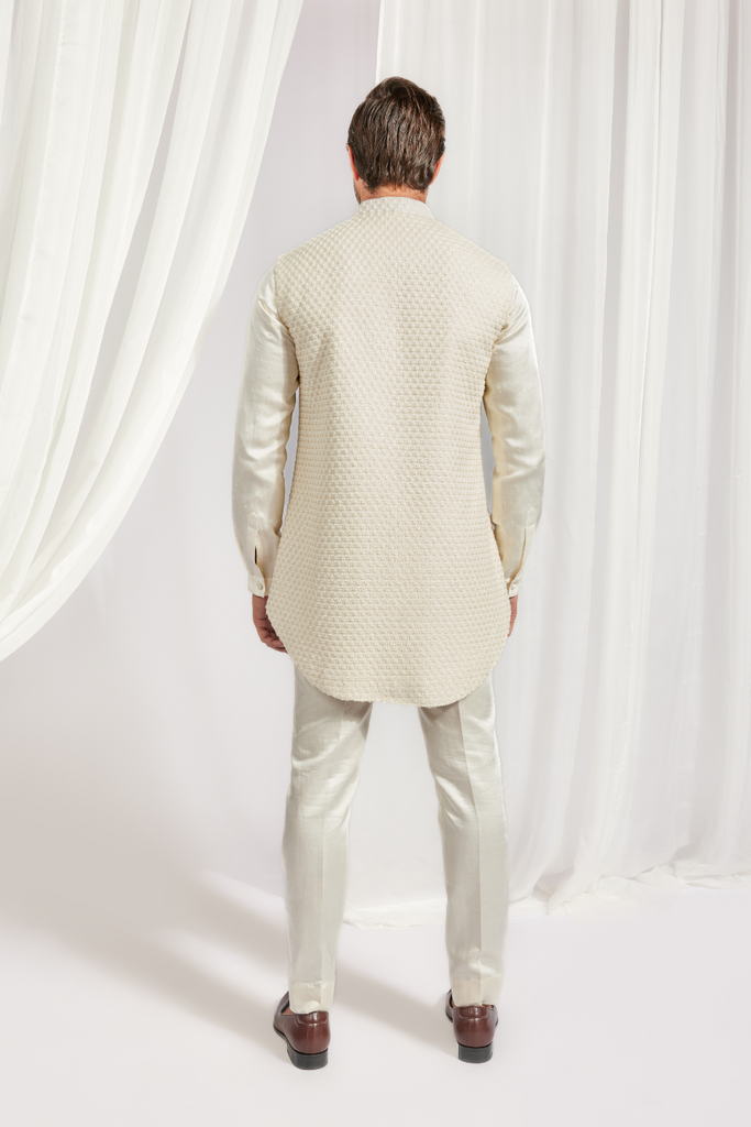 LONG BANDI WITH KURTA AND SLIM PANTS