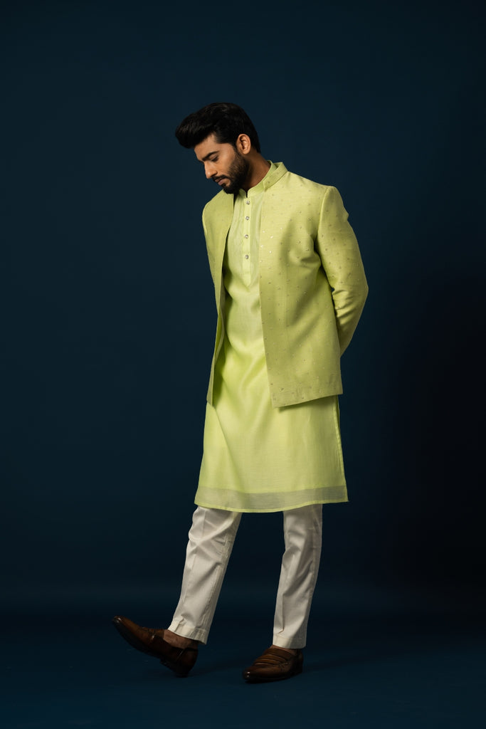LAWN KURTA & JACKET SET