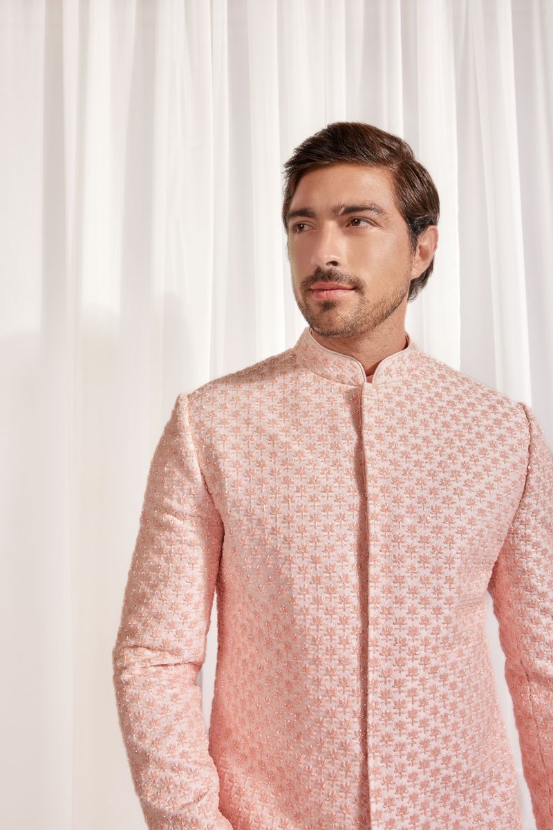 ACHKAN WITH UNDER KURTA AND SLIM PANT