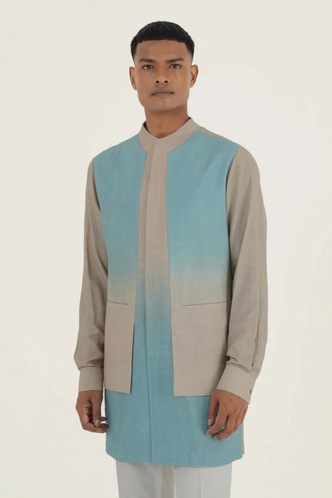 DIP DYED KURTA SET