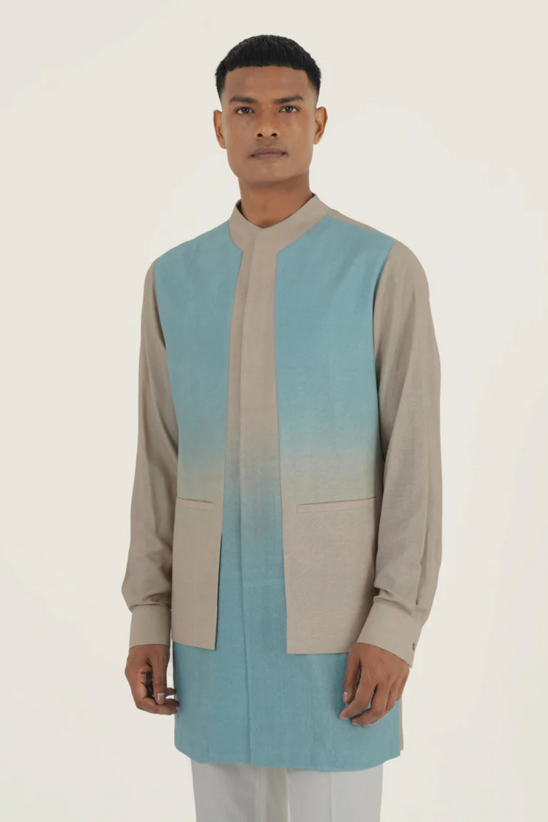 DIP DYED KURTA SET