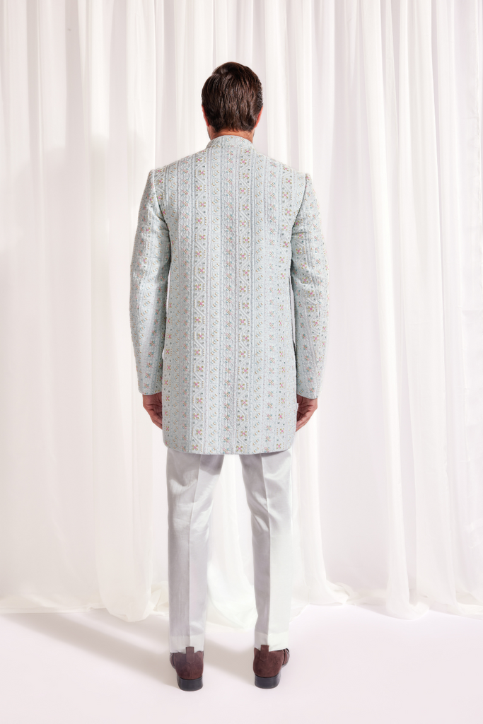 ACHKAN WITH UNDER KURTA AND SLIM PANT