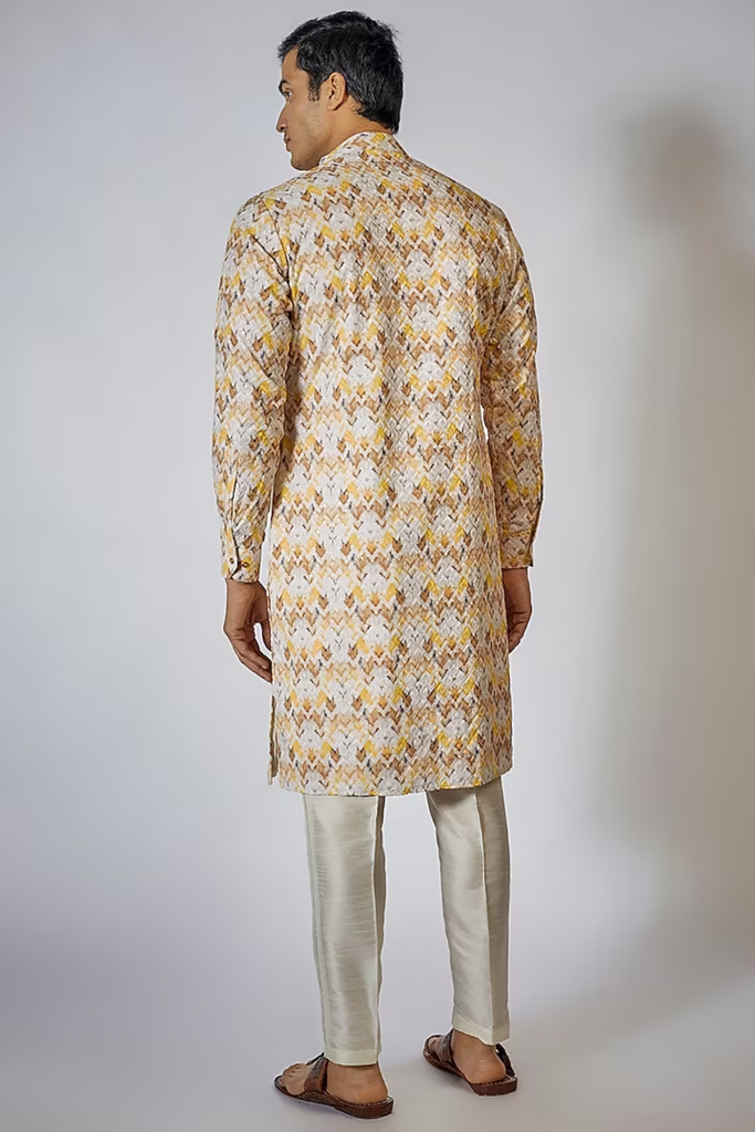 OFF WHITE KURTA SET