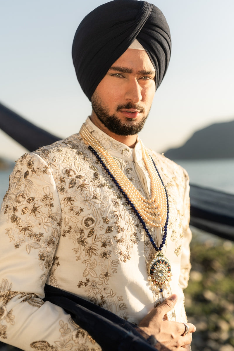 IVORY PEARL SHERWANI