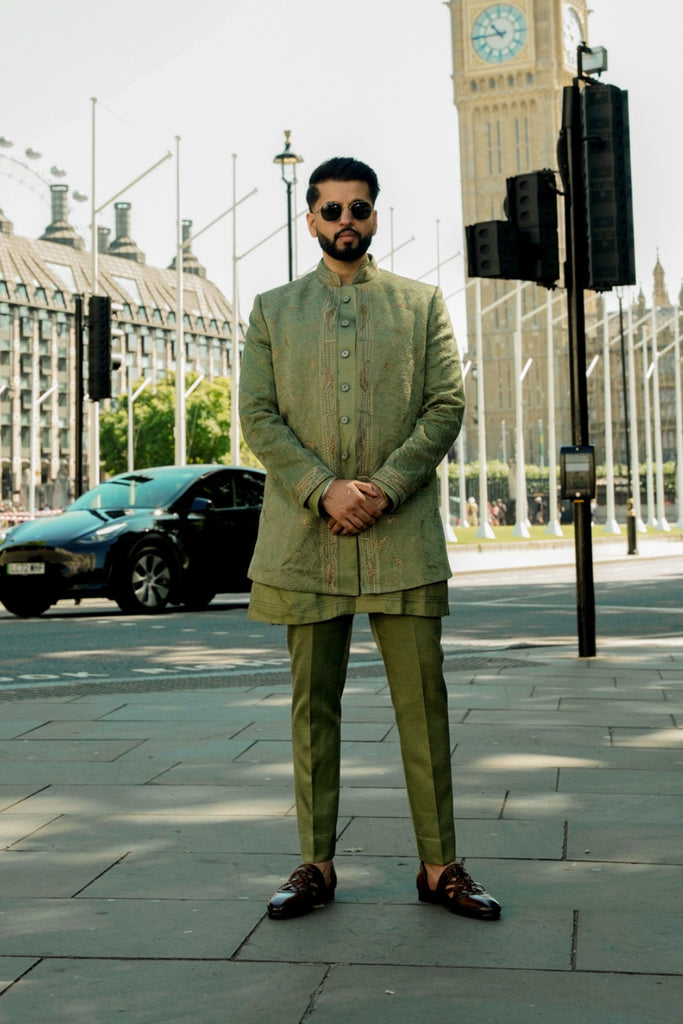 THE SAGE BANDHGALA SET