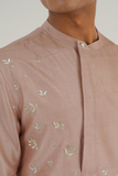 LAYERED SILK KURTA SET