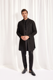 DECONSTRUCTED JACKET SET WITH KURTA AND SLIM PANT