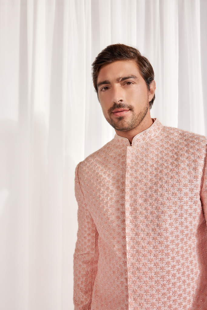 ACHKAN WITH UNDER KURTA AND SLIM PANT