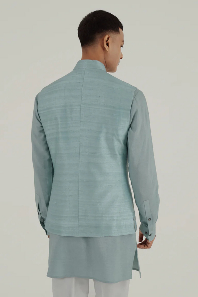 METALLIC HAND EMBROIDERED JAWAHAR JACKET