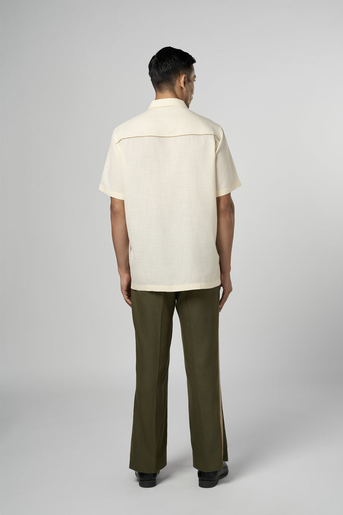 BEAM EMBROIDERED RESORT SHIRT