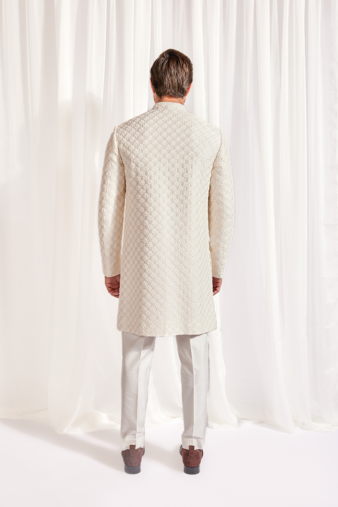 ACHKAN WITH UNDER KURTA AND SLIM PANTS
