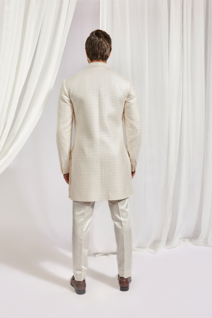 ACHKAN WITH UNDER KURTA AND SLIM PANTS