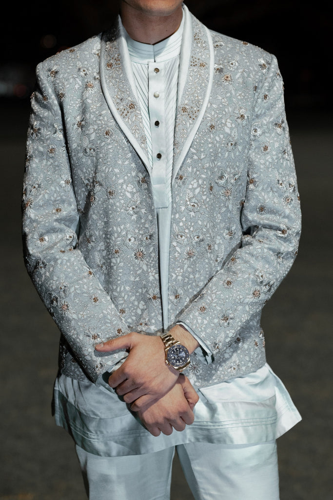 IRIS BLOOM SHORT JACKET SET