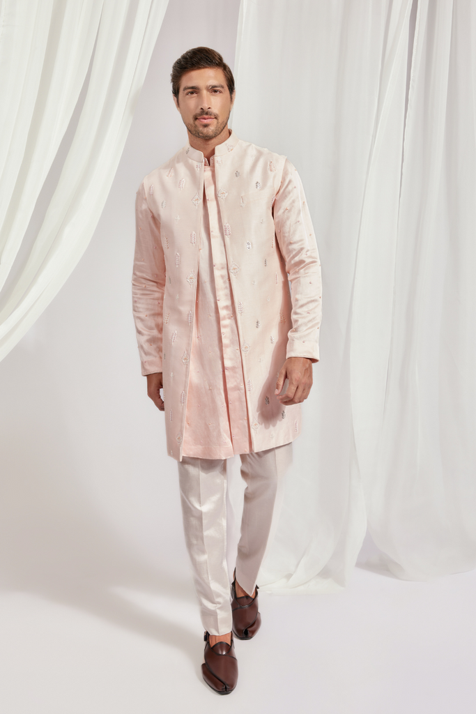 LONG BANDI WITH KURTA AND SLIM PANTS