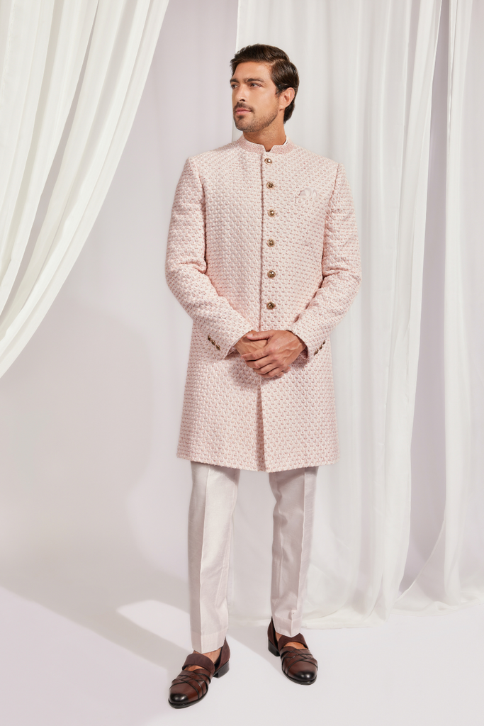 ACHKAN WITH UNDER KURTA AND SLIM PANT