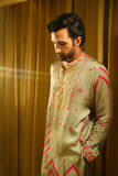 SAGE GREEN BANDHANI KURTA SET