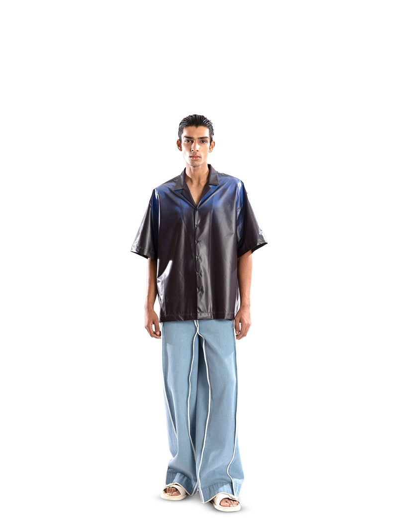 BLUE HEAT SENSITIVE SHIRT