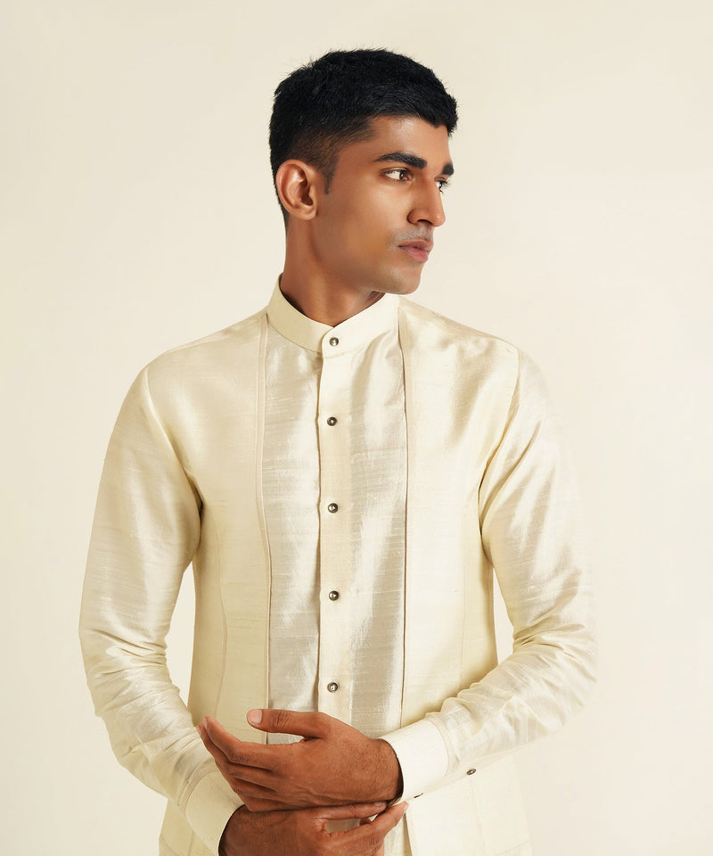 FRONT OPEN DOUBLE PANEL KURTA SET