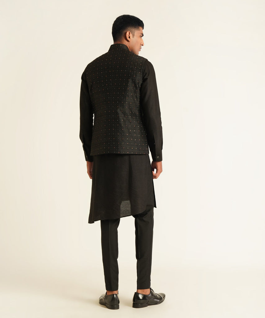 MULTI COLOR EMBROIDERED JAWAHAR JACKET