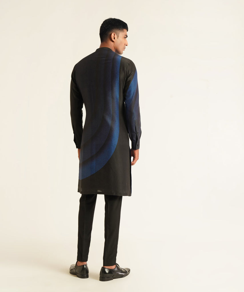 PRINTED HYBRID KURTA SET