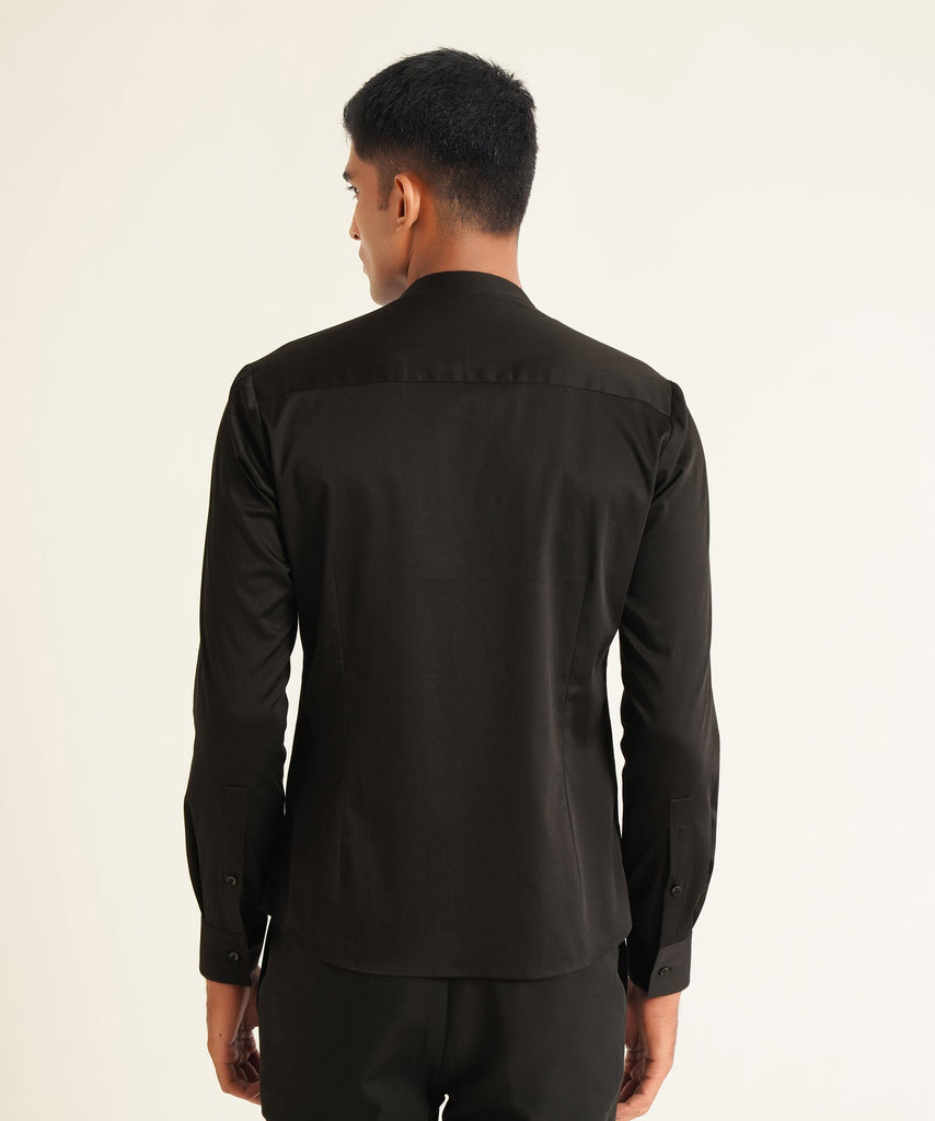 OFF CENTRE PLACKET SHIRT