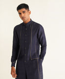 FRONT OPEN DOUBLE PANEL KURTA SET